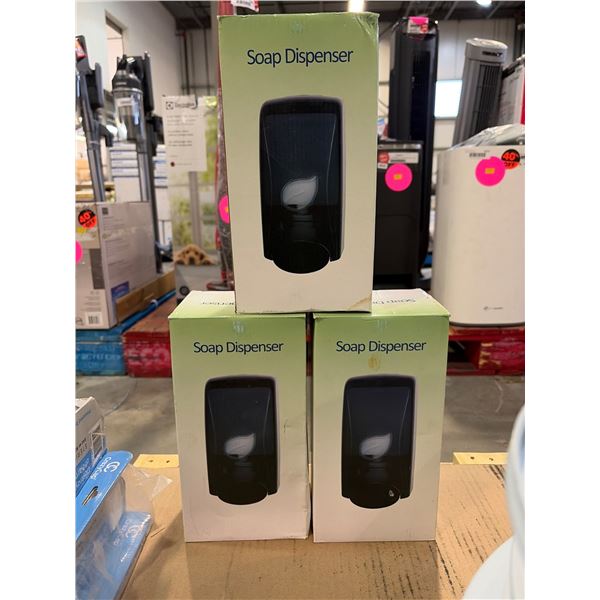 3 Wall-Mounted Soap Dispensers for Commercial and Residential Use