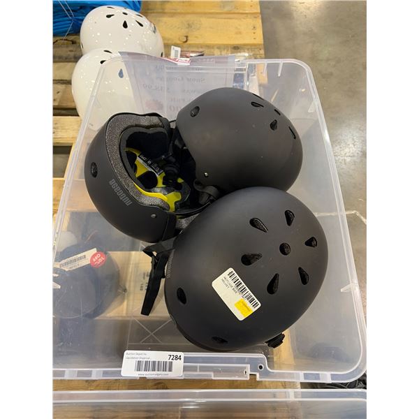 5 Black Nutcase Helmets for Adults