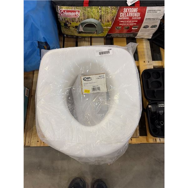 Carex Raised Toilet Seat B302-C0 for Elevated Comfort