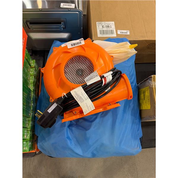 Orange Air Mover/Blower Fan with Power Cord