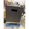Image 1 : Metal Tank Cover with Rectangular Cutout and Dark Finish