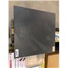 Image 3 : Metal Tank Cover with Rectangular Cutout and Dark Finish