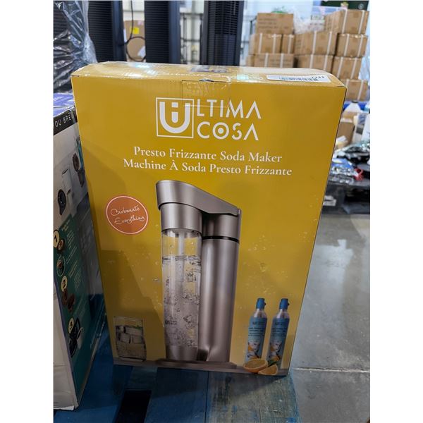 Ultima Cosa Presto Frizzante Soda Maker With Accessories