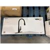 Image 1 : Kohler Bevin R43210-BL Pull-Down Kitchen Faucet in Matte Black