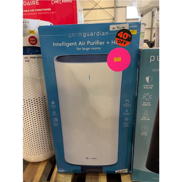 GermGuardian AP5800W Intelligent Air Purifier with HEPA Filter Feature