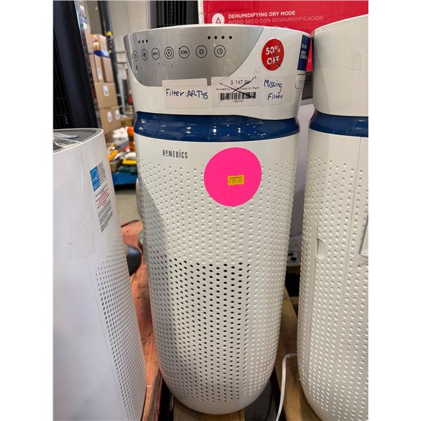 Homedics Air Purifier Model AP-T45 with UV-C and Ionization