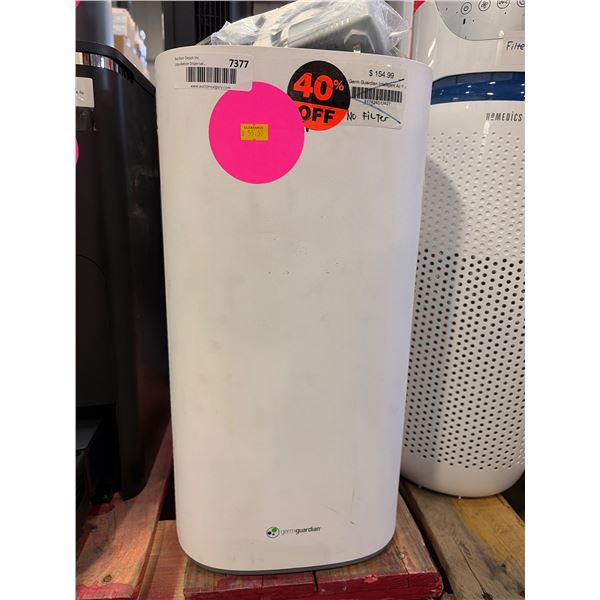 GermGuardian Intelligent Air Purifier, Model 817524012827