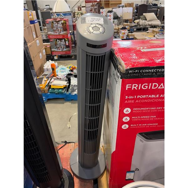 Tower Fan with Multiple Speed Settings and Oscillation Controls
