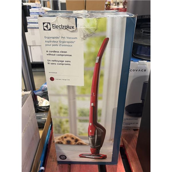 Electrolux Ergorapido Pet Cordless Vacuum, Red