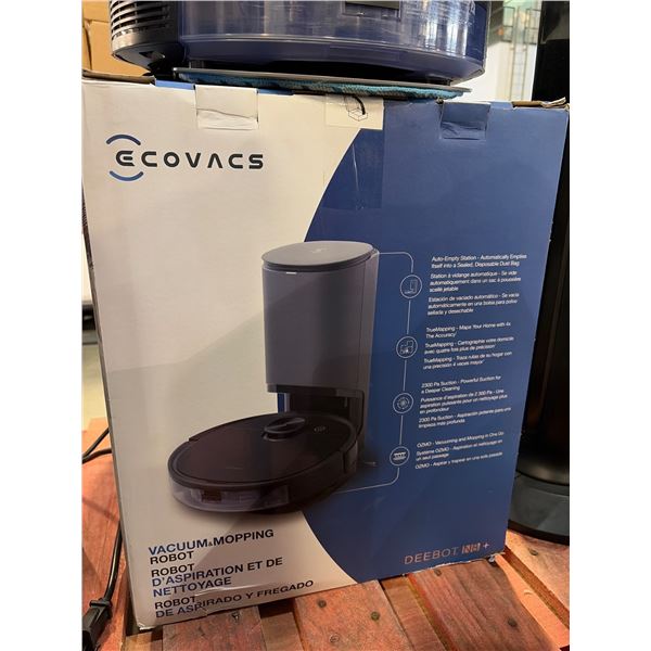 Ecovacs Deebot N8+ Vacuum-Mopping Robot with Auto-Empty Station