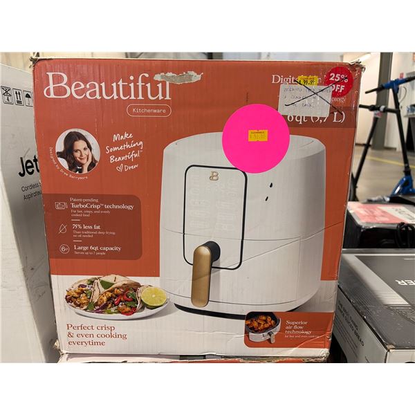 Beautiful 6-Quart Digital Air Fryer with Touch-Screen Display