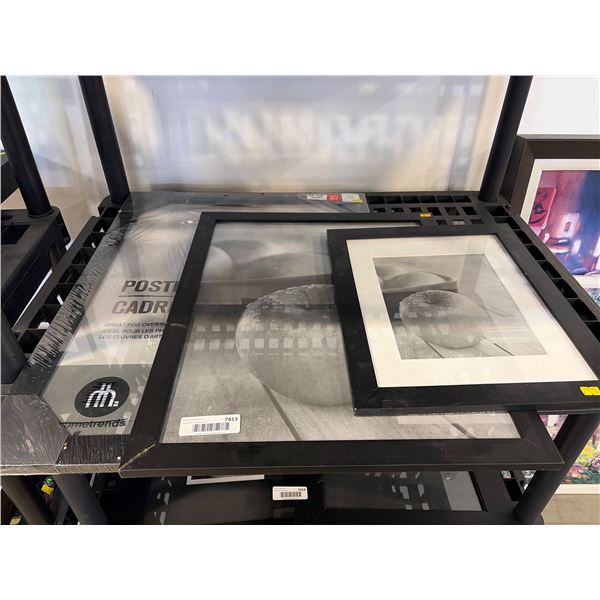 Poster Frames in Various Dimensions with Black Borders