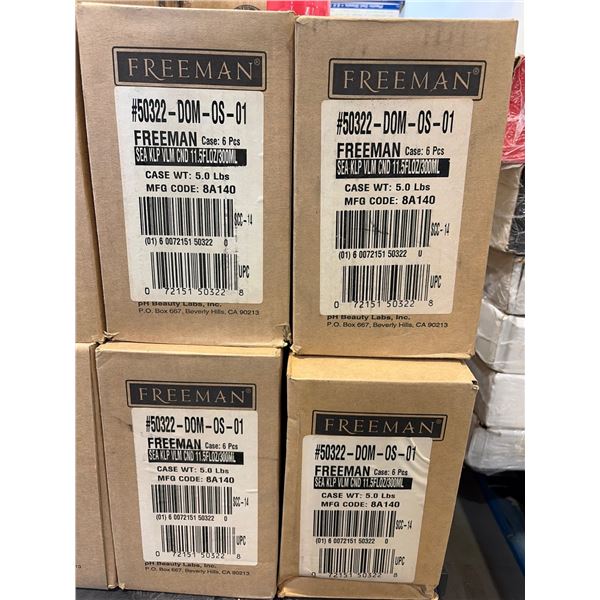 Freeman Sea Kelp Smoothing Conditioner, 4 Cases, 6 Units Each, 300mL