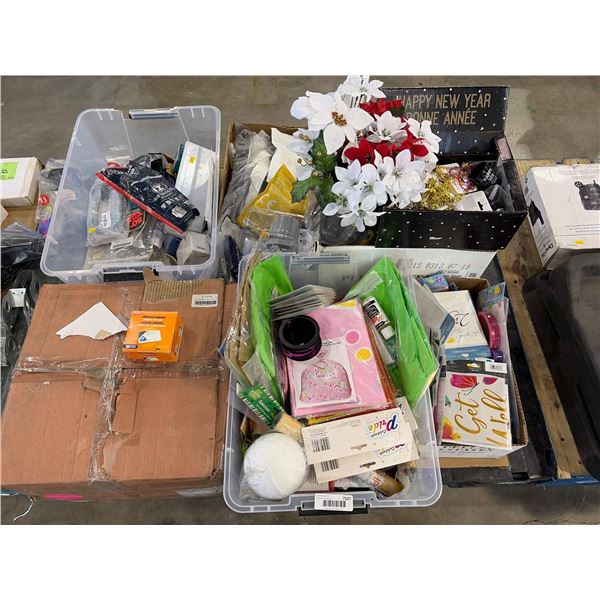 PALLET LOT – Household Items and Assorted Products