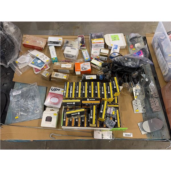PALLET LOT – Hardware, Lighting Items, and Accessories