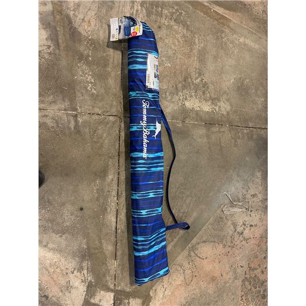 Tommy Bahama 7 Ft Beach Umbrella With Tilt Feature and Sand Anchor