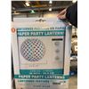 Image 1 : 8 Paper Party Lanterns, 10-inch Diameter, Multicolor Design