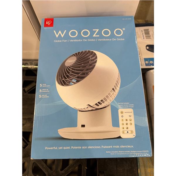 Woozoo Globe Fan With Remote Control and Multi-Directional Oscillation