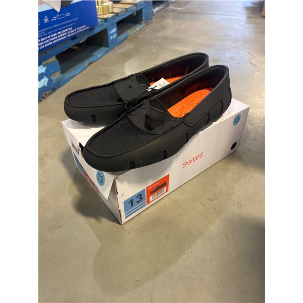 Swims Penny Loafer Slip-On Shoes, Black/Noir, Size 13