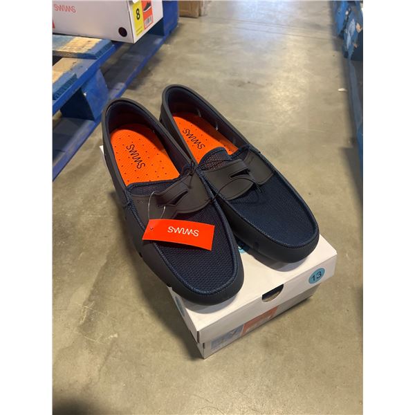 Swims Penny Loafer Moccasin, Navy, Size 13
