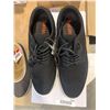 Image 3 : Men’s Black Knit Shoes, Size 7, Lace-Up