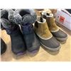 Image 1 : Eddie Bauer Duck Boots with Faux Fur Lining, Size 8 US