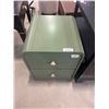 Image 1 : Green Storkcraft Santos Nightstand with Two Drawers