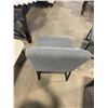Image 3 : Gray Upholstered Metal Frame Dining Chair