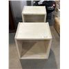 Image 2 : Two Stackable Wooden Storage Shelves