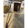 Image 3 : Rectangular Wooden and Metal Desk with Minimalist Frame Design