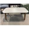 Image 2 : Rectangular Coffee Table With Wooden Legs