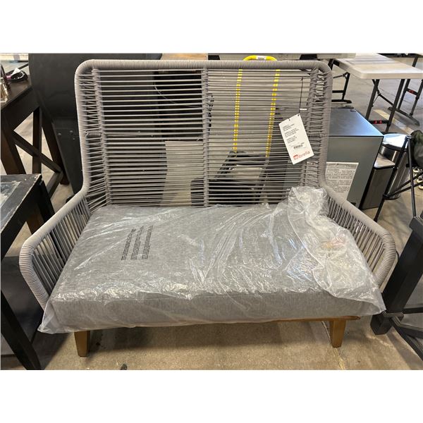 Sunbrella Performance Fabric Two-Seater Outdoor Sofa