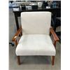 Image 1 : David’s Linen Armchair – Model 1774054 With Wooden Frame