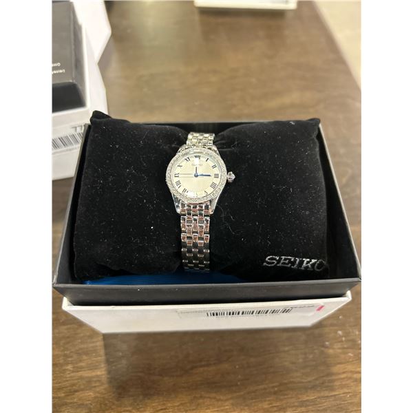 Seiko SUR333P1 Women’s Stainless Steel Analog Watch