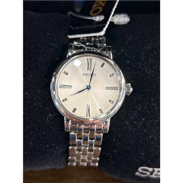 Seiko Women’s Classic Quartz Watch SFQ817P1 Stainless Steel