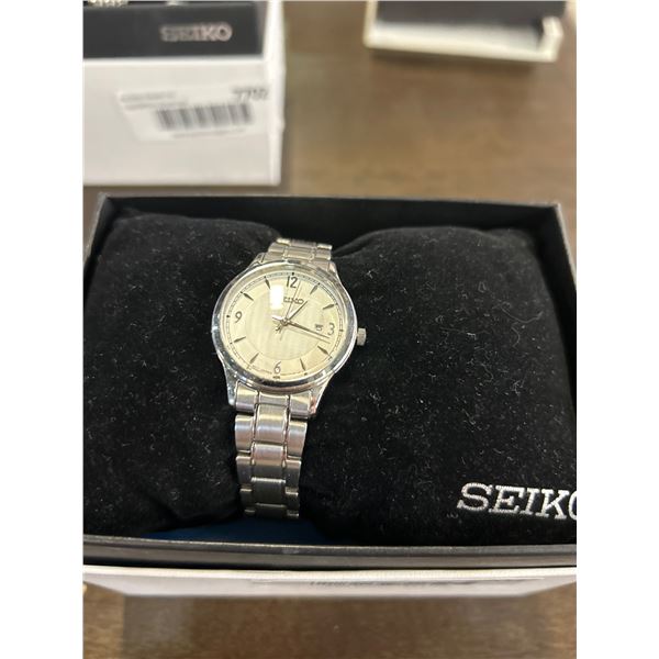 Seiko Classic Silver Dial Ladies Watch, Model SXDG93P1