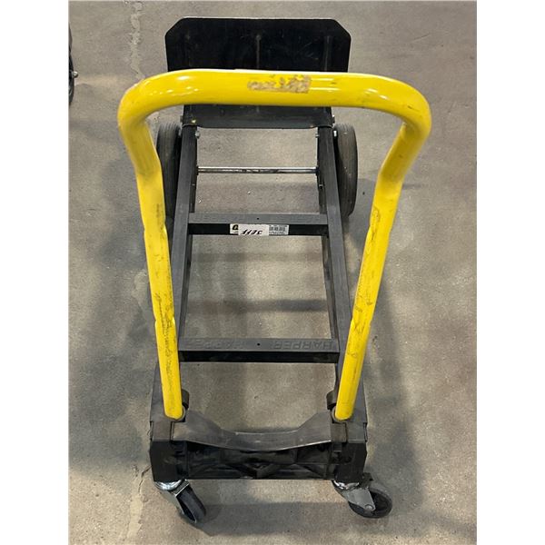 Harper Trucks Hand Truck with Yellow Handle and Black Frame