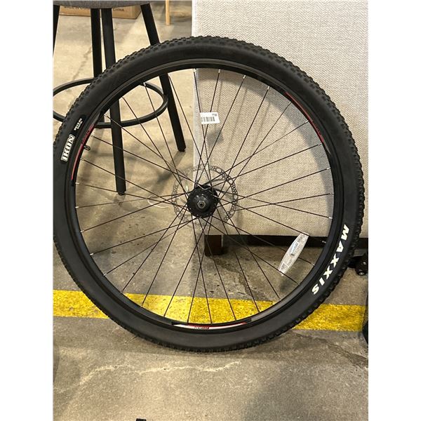 29-Inch Mountain Bike Rear Wheel With Maxxis Ikon Tire and Disc Brake Rotor