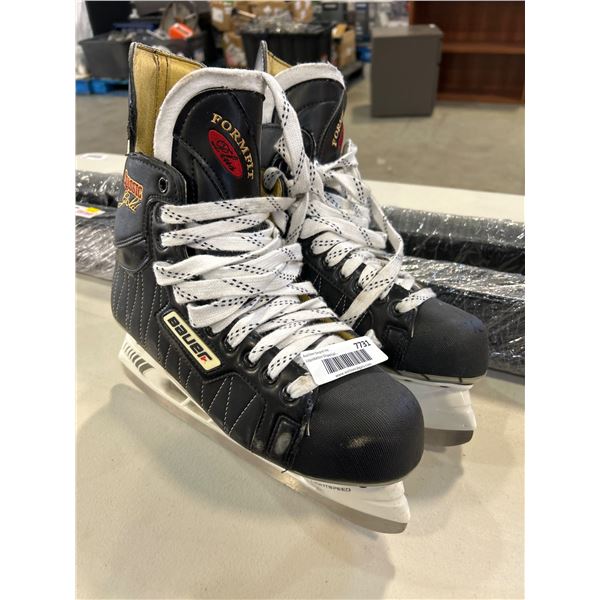Bauer Supreme Classic Gold Ice Hockey Skates, Size US 10.5