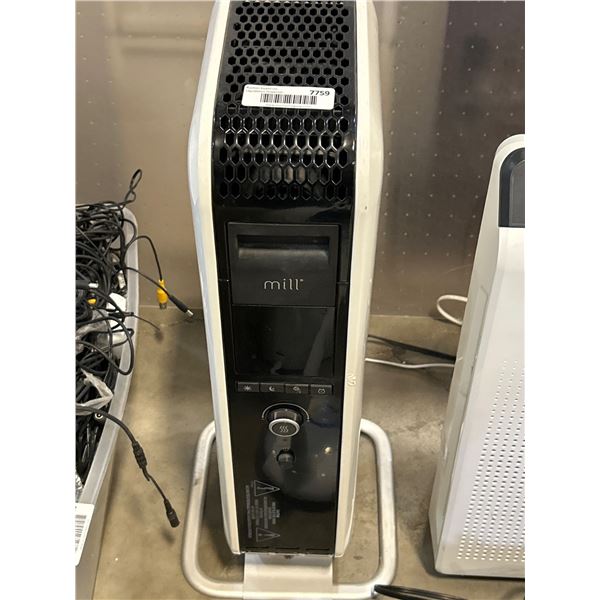 Mill Oil-Filled Radiator Model AB-H2000DN, 120V, 1500W