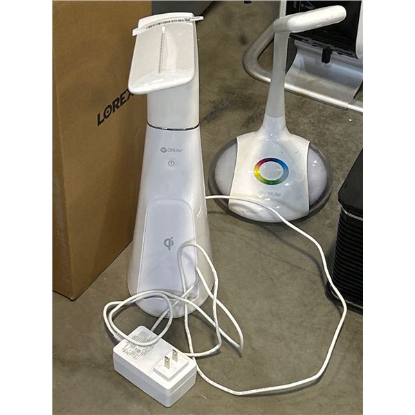 OttLite Wireless Charging Desk Lamp With Color Changing Base