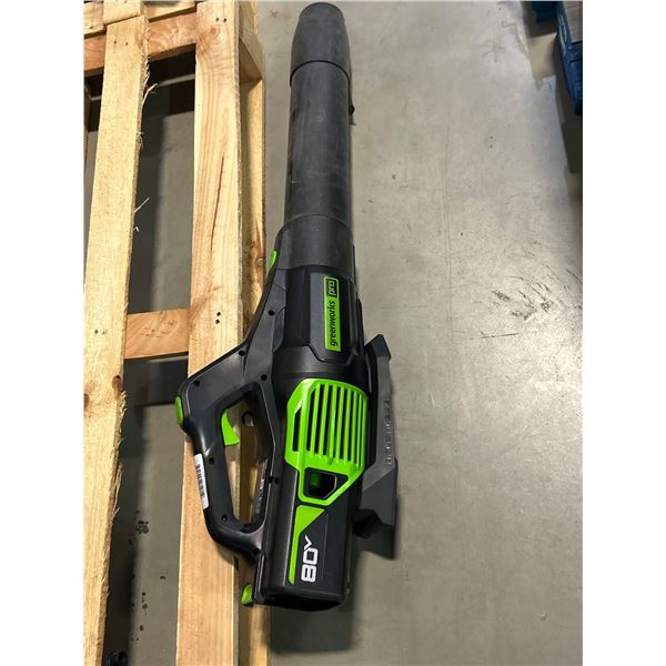 Greenworks Pro 80V Cordless Leaf Blower with Brushless Motor