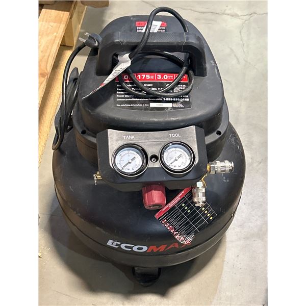 EcoMAX 6-Gallon Air Compressor with 3.0 SCFM at 175 PSI, Model 0210672