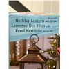 Image 3 : Holiday Lantern With LED Light Featuring Snowman Design