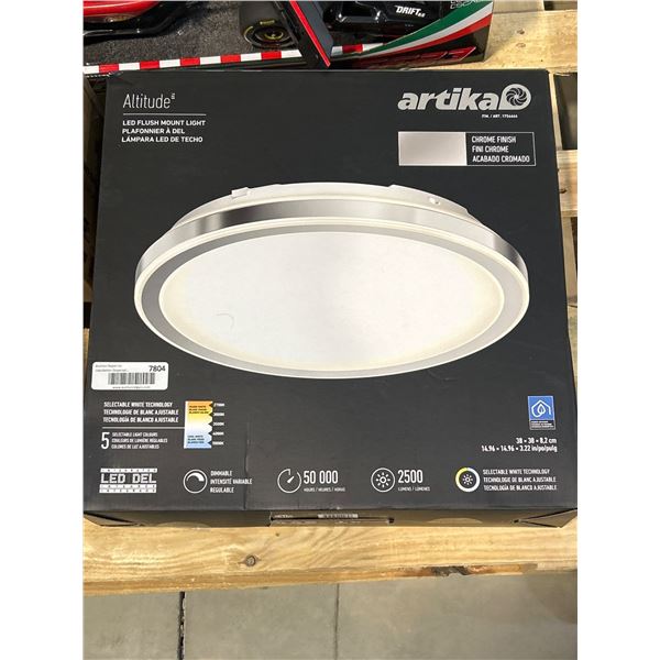 Artika LED Ceiling Light Altitude Model 750840 with Chrome Finish