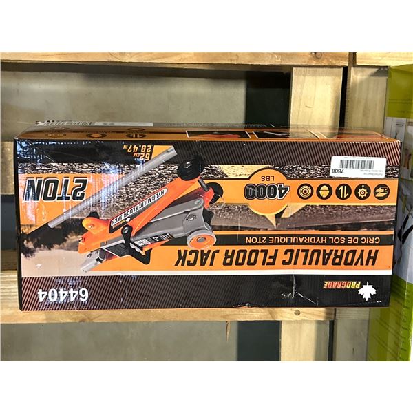 Prograde Hydraulic Floor Jack, 2-Ton Capacity, Model 64404