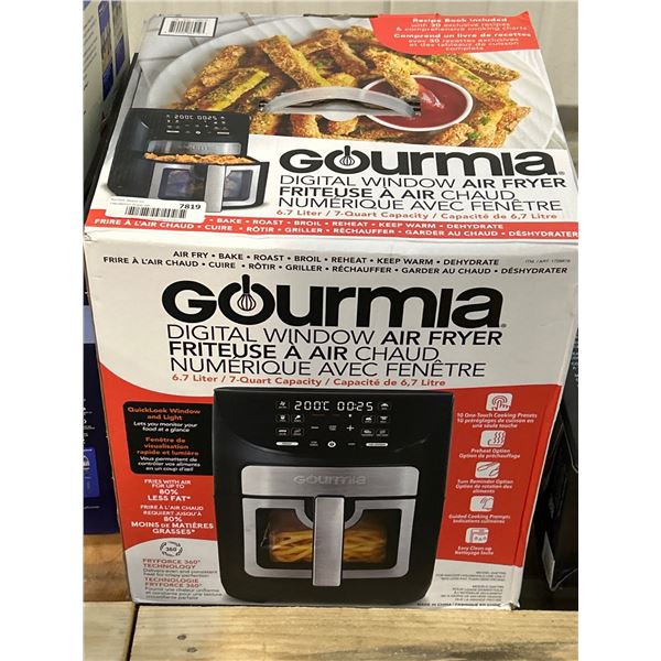 Gourmia Digital Window Air Fryer with 6.7-Liter Capacity