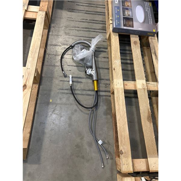 Kohler Kitchen Faucet R38449-VS-AA with Braided Hoses and Label
