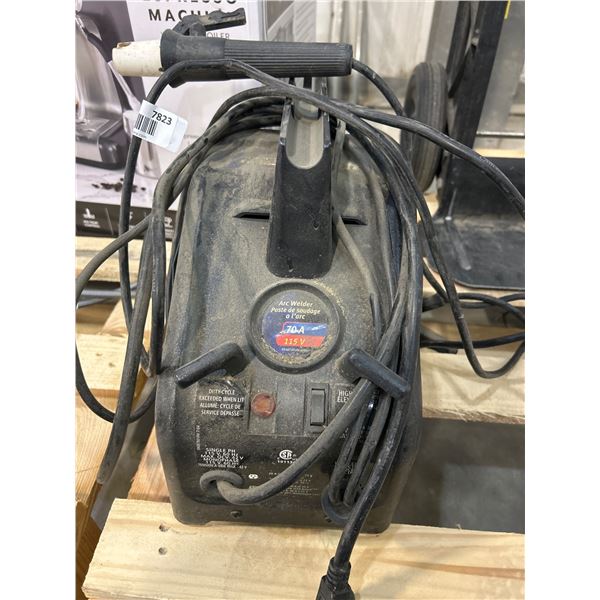 Mastercraft 70A Arc Welder, Model 58-8023-2, 115V