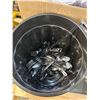 Image 2 : Lot Including Utility Mirror, Pump, Plastic Cutlery, and Plastic Containers